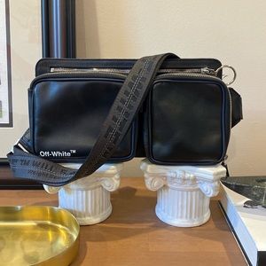 Off-White ultra utilitarian leather belt bag